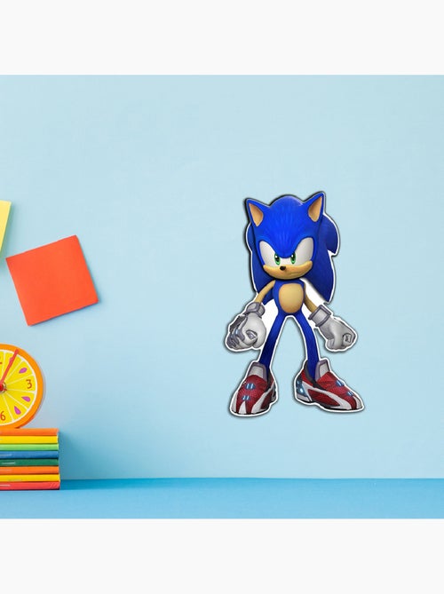 Sticker 3d - sonic - 14x20 cm - Kiabi