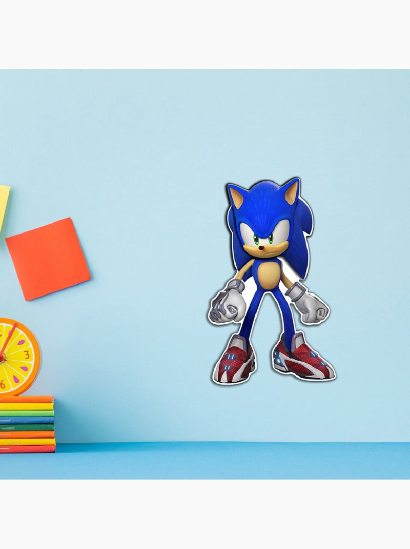 Sticker 3d - sonic - 14x20 cm Multicolore - Kiabi