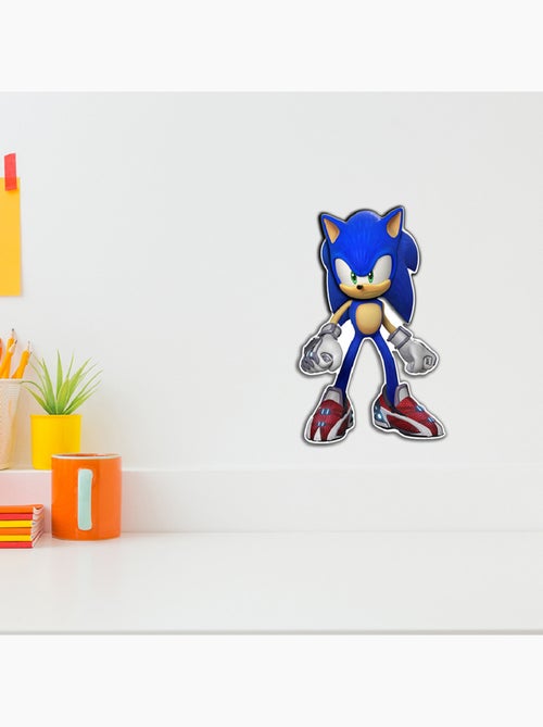 Sticker 3d - sonic - 14x20 cm - Kiabi