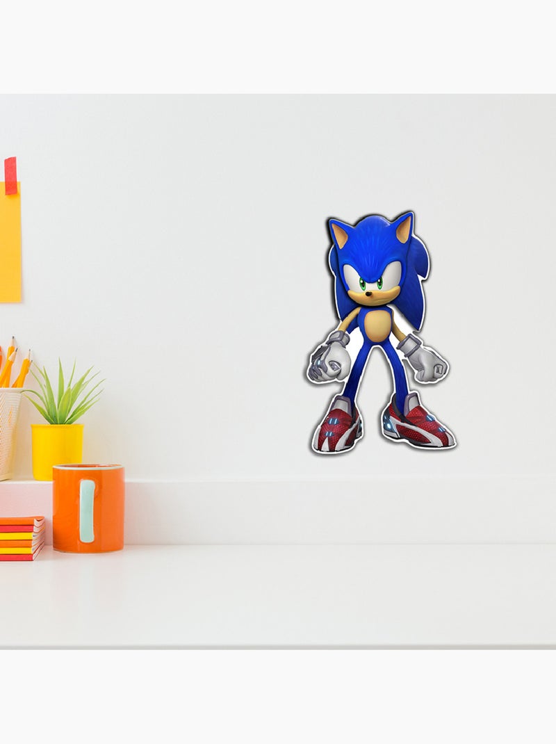 Sticker 3d - sonic - 14x20 cm Multicolore - Kiabi