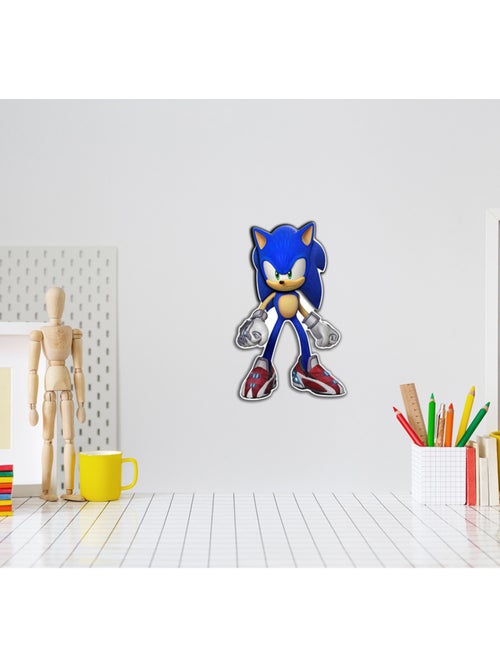 Sticker 3d - sonic - 14x20 cm - Kiabi