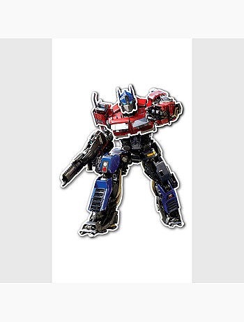 Sticker 3d - transformers optimus prime - 14x20 cm