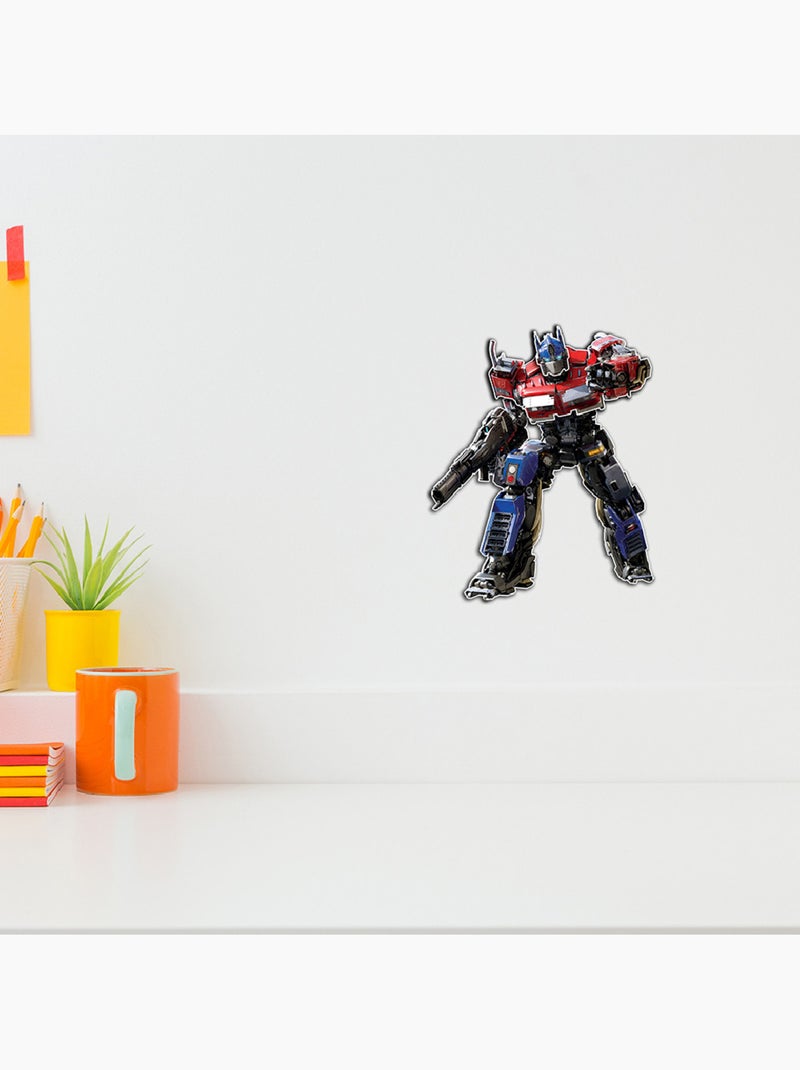 Sticker 3d - transformers optimus prime - 14x20 cm Multicolore - Kiabi