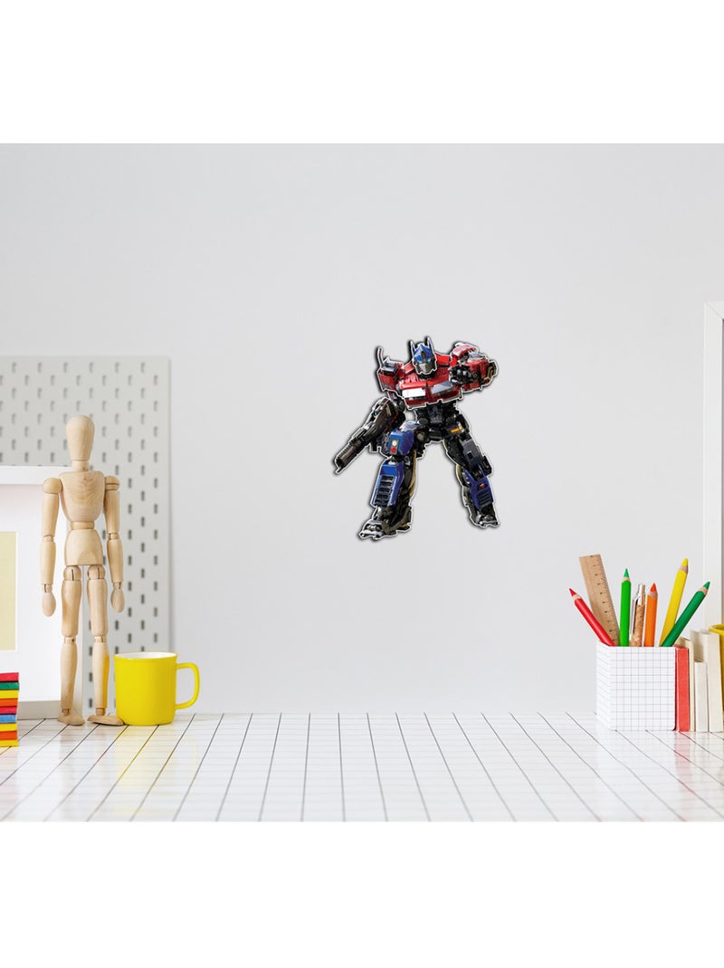 Sticker 3d - transformers optimus prime - 14x20 cm Multicolore - Kiabi