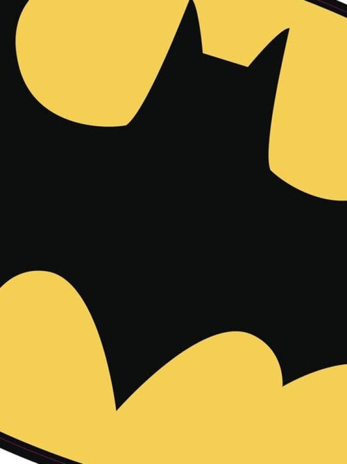 Sticker ardoise repositionnable logo Batman DC Comics 68,6CM X 101,6CM - Kiabi