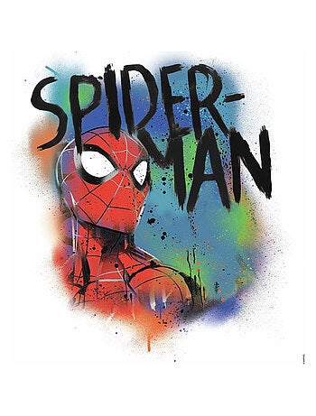 Sticker Avengers repositionnable Spider-man Graffiti Marvel 46,4CM X 43,8CM