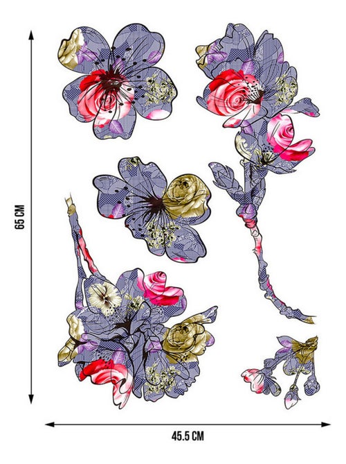 Sticker Blossom - 1 planche 42,5 x 65 cm - Kiabi