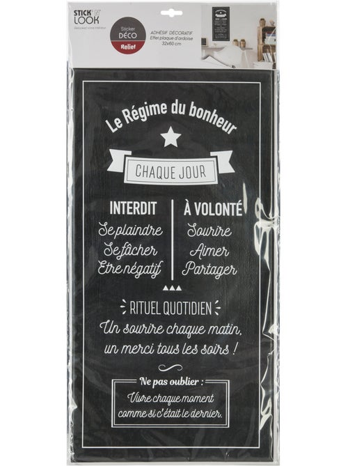 Sticker bonheur RELIEF - Kiabi