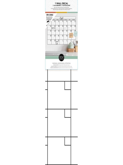 Sticker calendrier effaçable - Kiabi