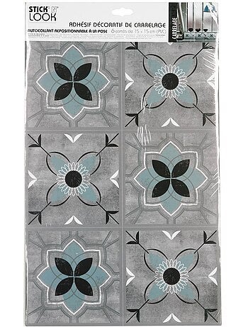 Sticker carrelage effet ciment illu