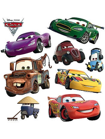 Sticker Cars - 1 planche 30 x 30 cm