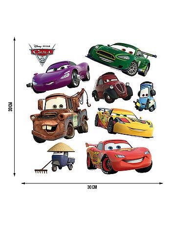 Sticker Cars - 1 planche 30 x 30 cm