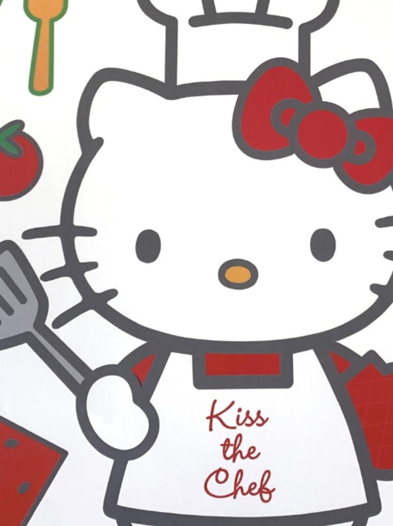 Sticker Deco Géant Hello Kitty Chef Multicolore - Kiabi