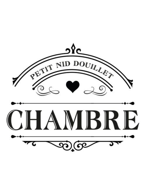 Sticker décoratif de porte chambre - Kiabi