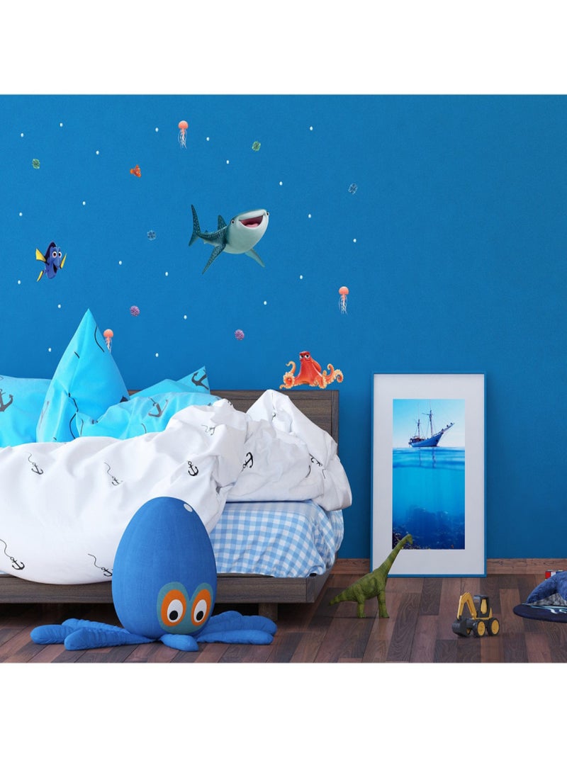 Sticker Disney Dory - 1 planche 30 x 30 cm Bleu - Kiabi