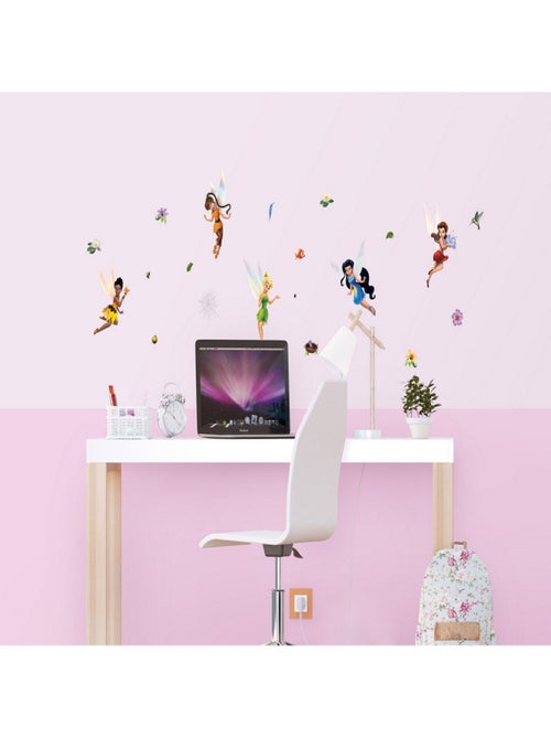 Sticker Disney Fée Clochette - 1 planche 30 x 30 cm - Kiabi