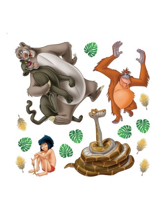 Sticker Disney Le livre de la jungle - 1 planche 30 x 30 cm
