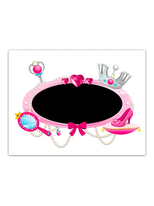Sticker enfant ardoise princesse - Kiabi Sticker enfant ardoise princesse - Kiabi