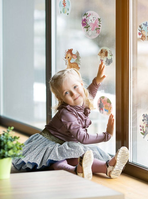 Sticker fenêtre Forêt Enchantée Disney - 30x30 cm - Kiabi