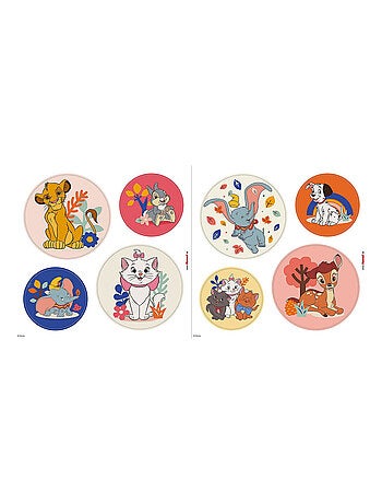 Sticker fenêtre Les Classiques Disney - 30x30 cm