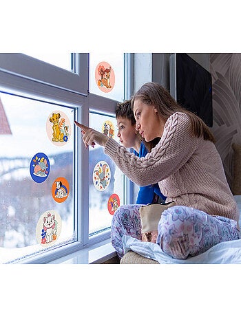 Sticker fenêtre Les Classiques Disney - 30x30 cm