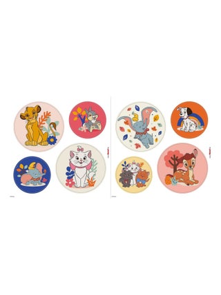 Sticker fenêtre Les Classiques Disney - 30x30 cm