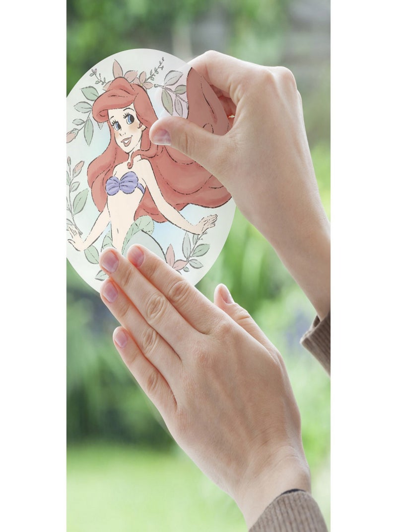 Sticker fenêtre Les Princesses Disney - 30x30 cm Multicolore - Kiabi