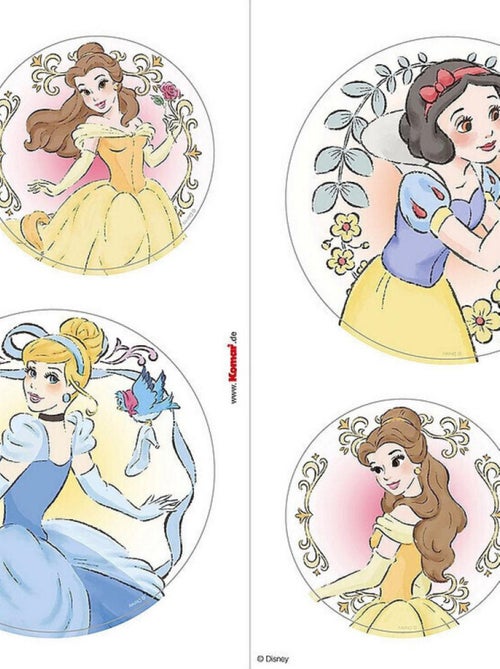 Sticker fenêtre Les Princesses Disney - 30x30 cm - Kiabi
