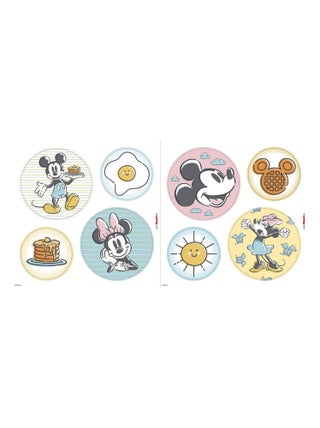 Sticker fenêtre Mickey Rise and Shine Bubbles - 30x30 cm