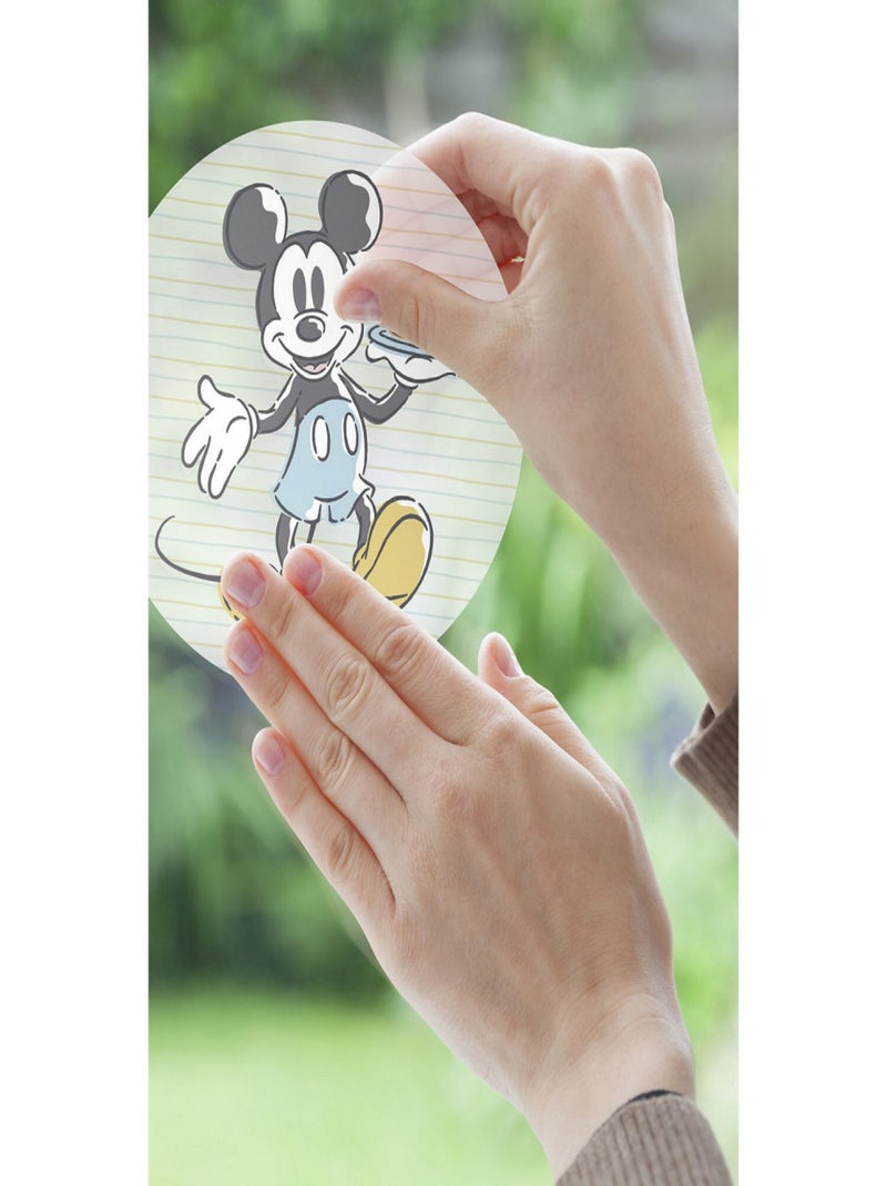 Sticker fenêtre Mickey Rise and Shine Bubbles - 30x30 cm Multicolore - Kiabi