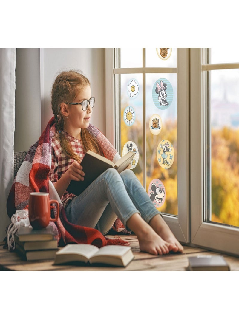 Sticker fenêtre Mickey Rise and Shine Bubbles - 30x30 cm Multicolore - Kiabi