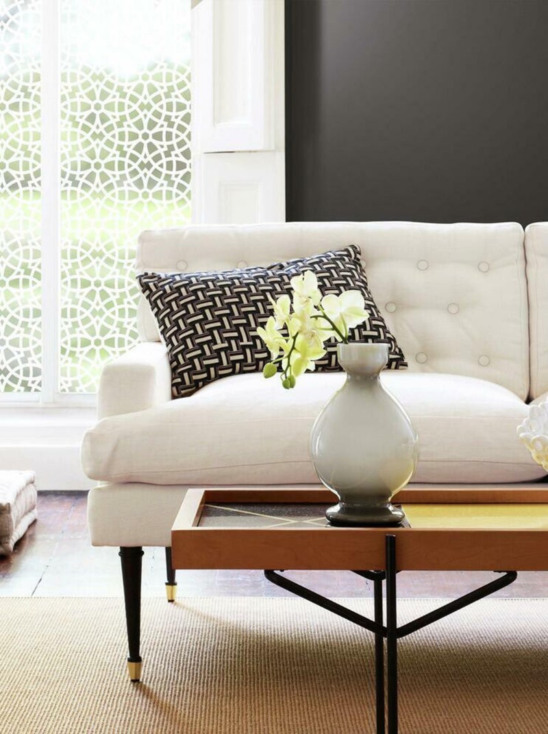 Sticker Film Orné pour les Fenêtres Blanc - Kiabi