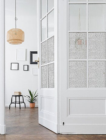 Sticker Film pour les Fenêtres - Effet Copeau de Colle