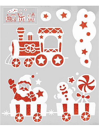 STICKER FLOQUE TRAIN 28X34