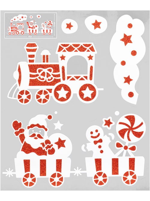STICKER FLOQUE TRAIN 28X34 - Kiabi