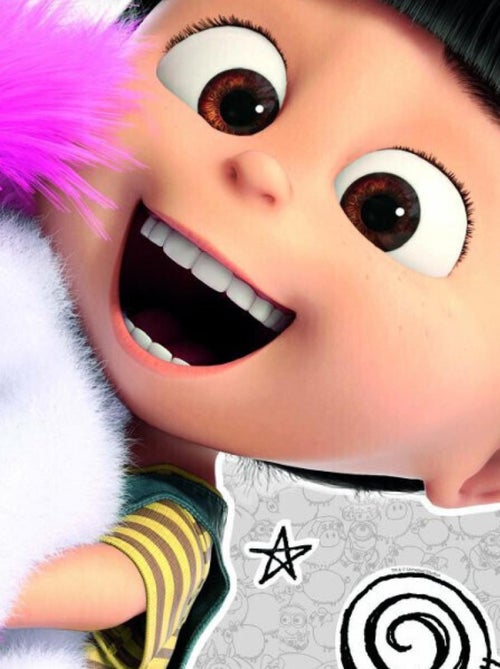 Sticker Geant Agnes Licorne Les Minions - Kiabi