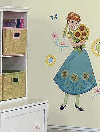 Sticker géant Anna Fever Reine des Neiges Disney
