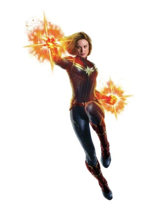 Sticker Geant Avengers Captain Marvel H 115 CM