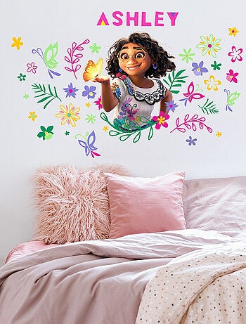 Sticker Géant Disney Encanto Mirabel et alphabet pour tête de lit repositionnable 91 x 43 cm