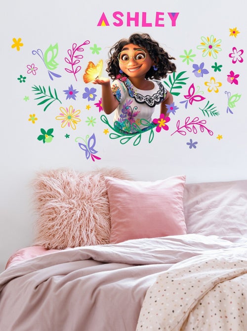Sticker Géant Disney Encanto Mirabel et alphabet pour tête de lit repositionnable 91 x 43 cm - Kiabi