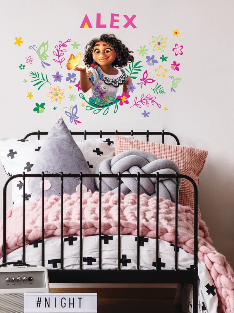 Sticker Géant Disney Encanto Mirabel et alphabet pour tête de lit repositionnable 91 x 43 cm Multicolore - Kiabi