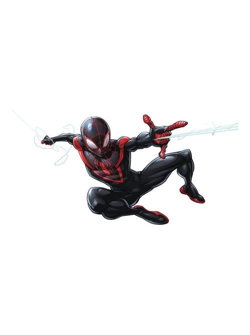 Sticker Géant Disney Spiderman Miles Morales repositionnables 104 CM X 50 CM - Kiabi