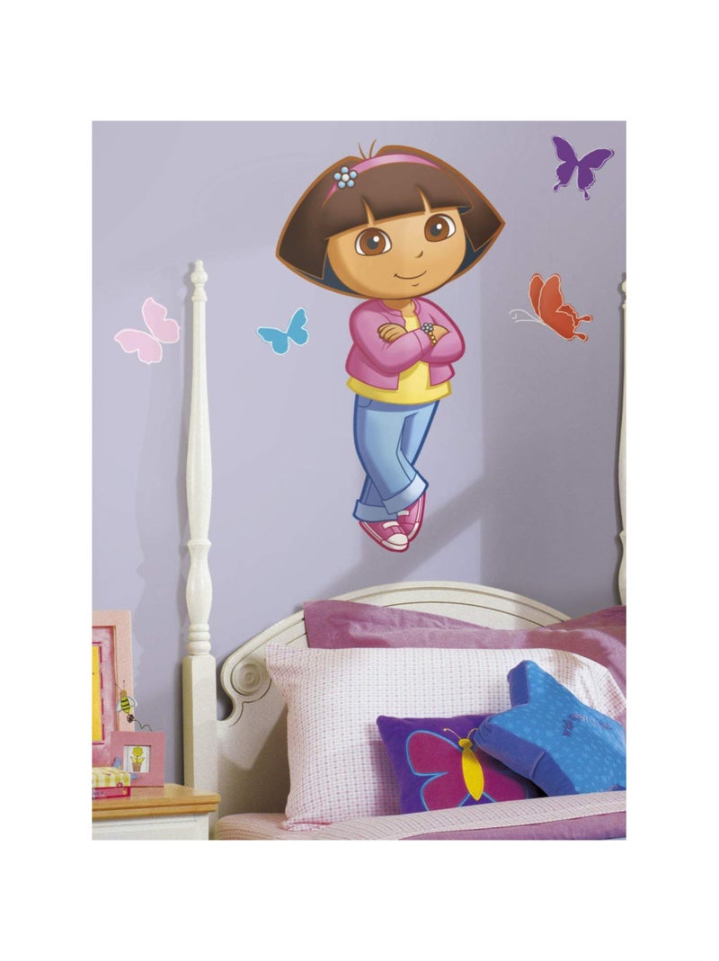 Sticker Géant Dora l'Exploratrice Nickelodeon 49 cm Multicolore - Kiabi