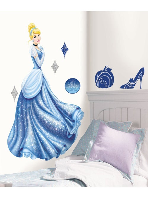 Sticker géant Glamour Princesse Cendrillon Disney - Kiabi