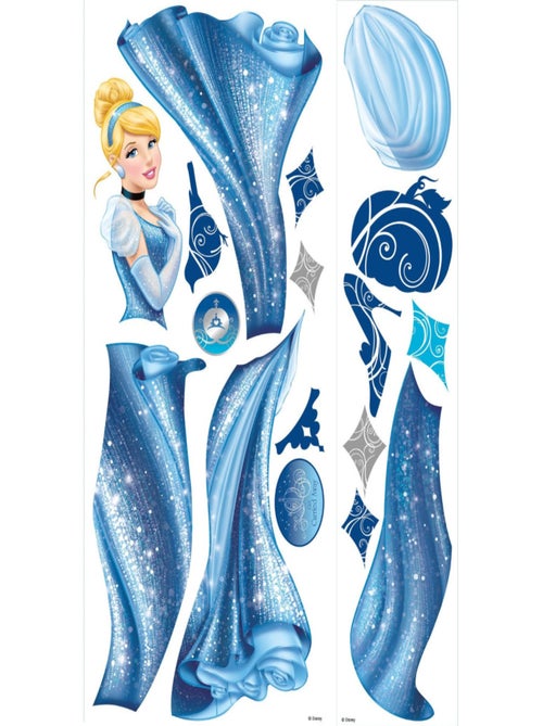 Sticker géant Glamour Princesse Cendrillon Disney - Kiabi