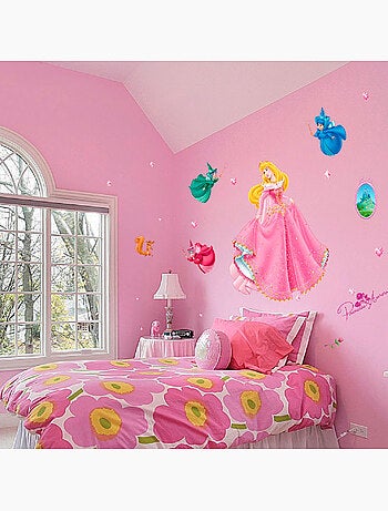 Sticker géant la Belle au Bois Dormant & les 3 fées Disney