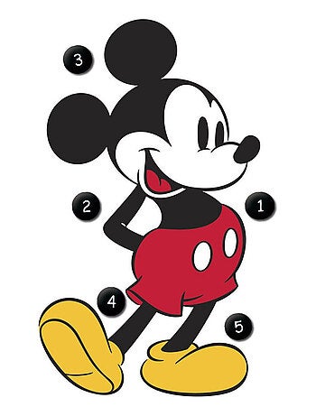 Sticker Géant Mickey Mouse Disney 101 cm