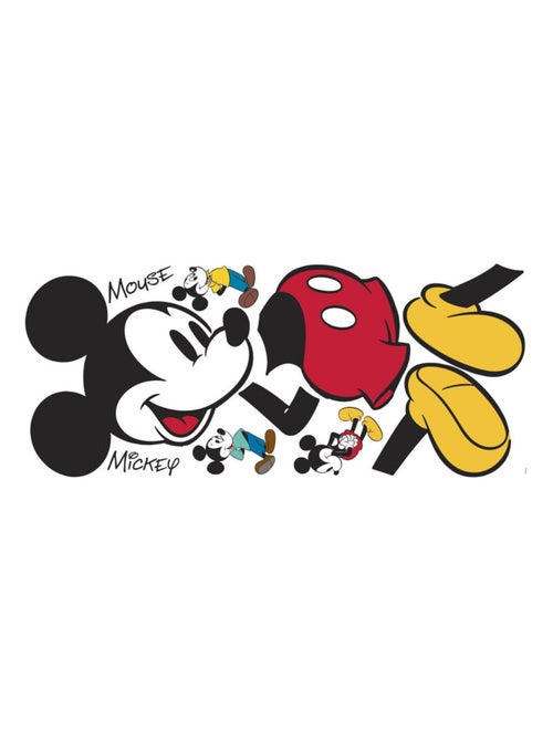 Sticker Géant Mickey Mouse Disney 101 cm - Kiabi