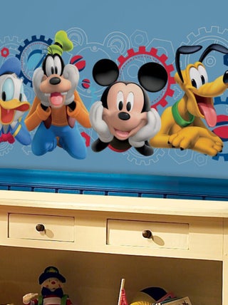 Sticker géant Mickey Mouse et ses amis Disney