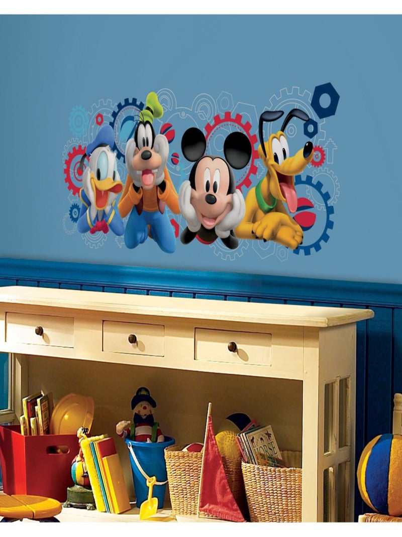 Sticker géant Mickey Mouse et ses amis Disney Multicolore - Kiabi